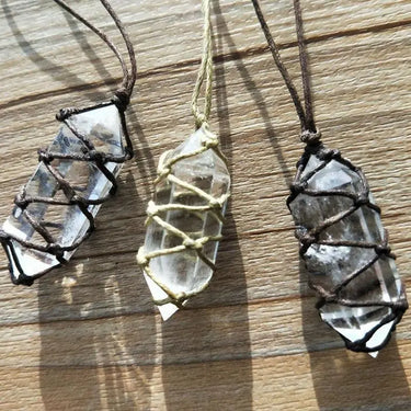 Handmade Natural Crystal Point Necklace-Your Soul Place